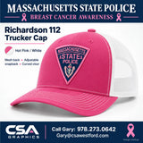 Massachusetts State Police Richardson Breast Cancer Hat