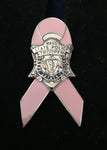 Massachusetts State Police Pink Ribbon Lapel Pin
