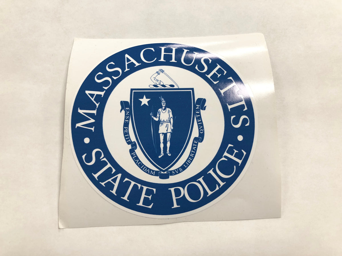 Massachusetts State Police Seal Decal Mspmlc