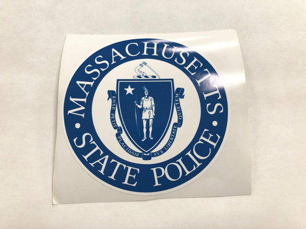 Massachusetts State Police Seal Decal