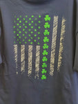 Irish Shamrock Flag T-Shirt