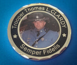 MSP Trooper Thomas L. Clardy Memorial Coin